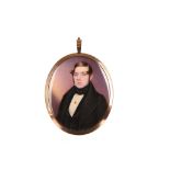 ATTRIBUTED TO SIR WILLIAM JOHN NEWTON (BRITISH 1785-1869) Portrait miniature of a Gentleman in a