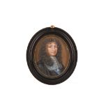 FRENCH SCHOOL (c.1680) Portrait miniature of Jean-Baptiste Colbert, Marquis de Seignelay (1651-