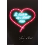 TRACEY EMIN (BRITISH b.1963), 'YOU LOVED ME LIKE A DISTANT STAR', 2016, offset lithograph in