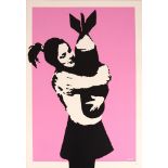 BANKSY (BRITISH b.1974), 'BOMB HUGGER', 2004, screenprint in colours, signed and numbered from an