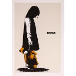 DOLK (NORWEGIAN b.1979), 'GIRL WITH TEDDY', 2007, screenprint in colours, signed, dated and numbered