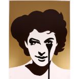 PURE EVIL (BRITISH b.1968), 'AVA GARDNER aka FRANK SINATRA'S NIGHTMARE, GOLD', 2013, screenprint