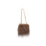 A PRESENTATION BAG, PAPUA NEW GUINEA Circa 19th Century A bag of woven fiber covered with