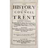 Church history.- Sarpi (Paolo) The History of the Council of Trent, translated by Nathanael Brent,