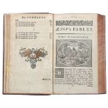 Fables.- Aesop  Fables of Aesop and Others, second edition, the title is a cancel from the 1722