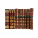 Bindings.- Plutarch  Plutarch’s Lives, 6 vol., 6 plates, occasional light spotting, light worming to