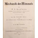 LAPLACE, Pierre-Simon (1749-1827).  Mechanik des Himmels ... Aus dem Franzosischen uberstezt und mit