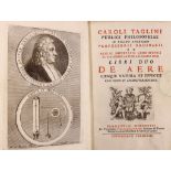 TAGLINI, Carlo (1679-1747). Libri Duo. De Aere. Ejusque natura et effectis cum notis et