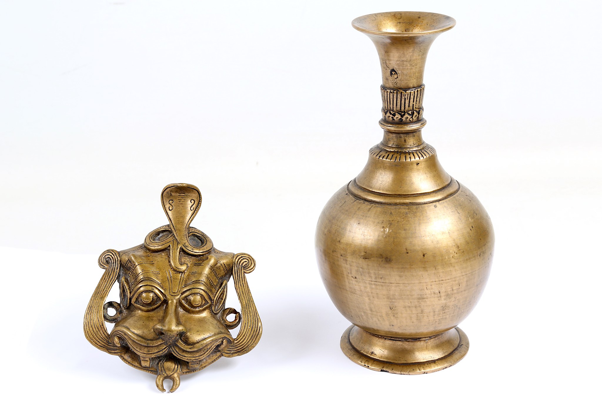 A Tibetan bronze ewer