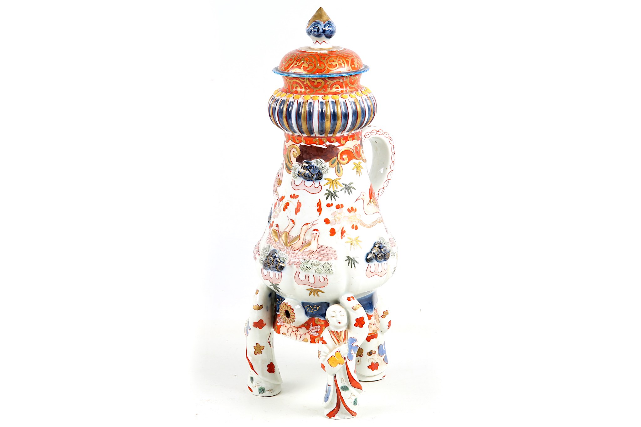 An unusual Samson of Paris Japanese-style Imari coffee pot and cover