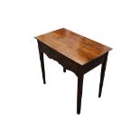 A George III mahogany side table