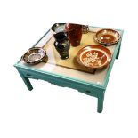 A Chinese low table with square top