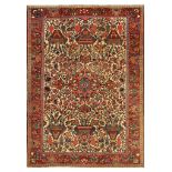 A FINE BAKHTIARI CARPET, WEST PERSIA approx: 10ft.7in. x 7ft.6in.(322cm. x 228cm.) This carpet has