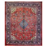 A FINE SAROUK CARPRET, WEST PERSIA approx: 12ft.6in. x 10ft.4in.(382cm. x 314cm.) This carpet has