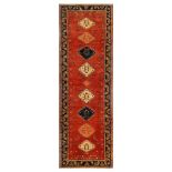 A FINE KASHKULI LONG RUG, SOUTH-WEST PERSIA approx: 9ft.7in. x 3ft.9291cm. x 91cm.) Very good type
