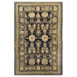 AN UNUSUAL MESHED RUG, NORTH-EAST PERSIA approx: 6ft.8in. x 4ft.4in.(204cm. x 132cm.) Very good