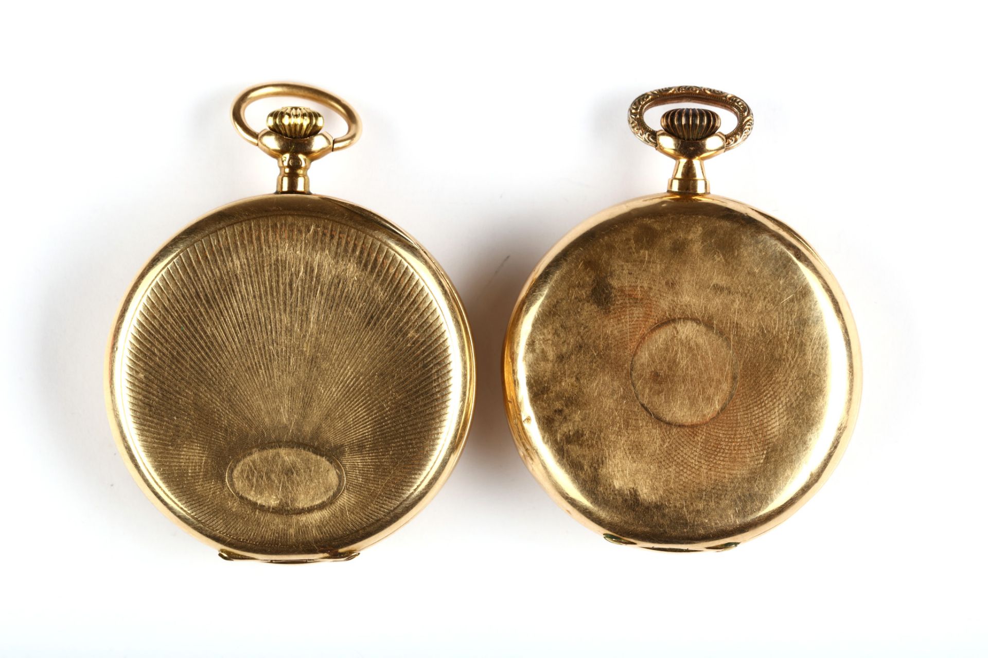 Omega. A 14K gold open face pocket watch. Date: 1930's. Movement: Signed, cal.37.6S 17P, numbered ' - Image 2 of 4