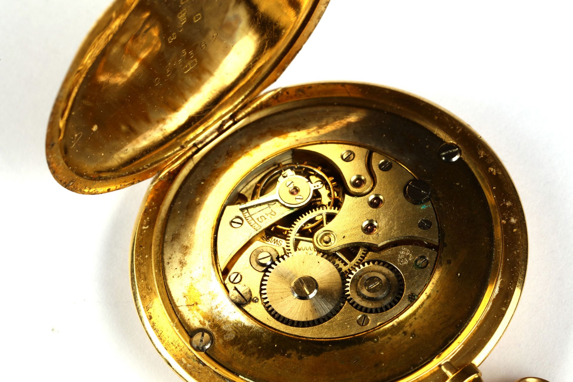 Stauffer (SS&Co). A super slim 18K gold pocket watch. Case reference: 255362. Date: 1920's Movement: - Image 4 of 4