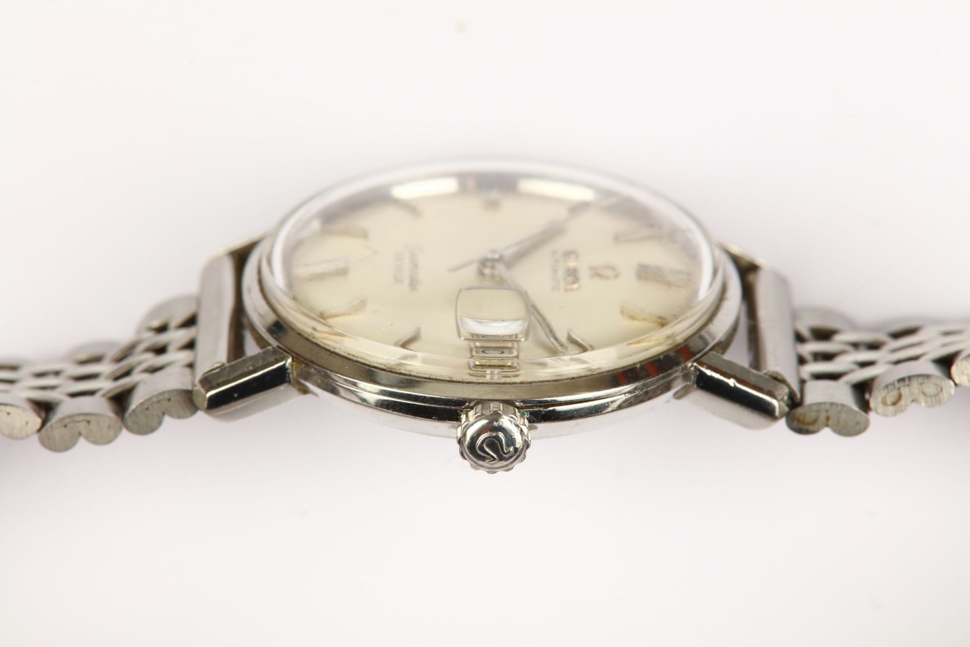 Omega. A stainless steel automatic calendar bracelet watch. Model: Seamaster - De Ville. Case - Bild 5 aus 5