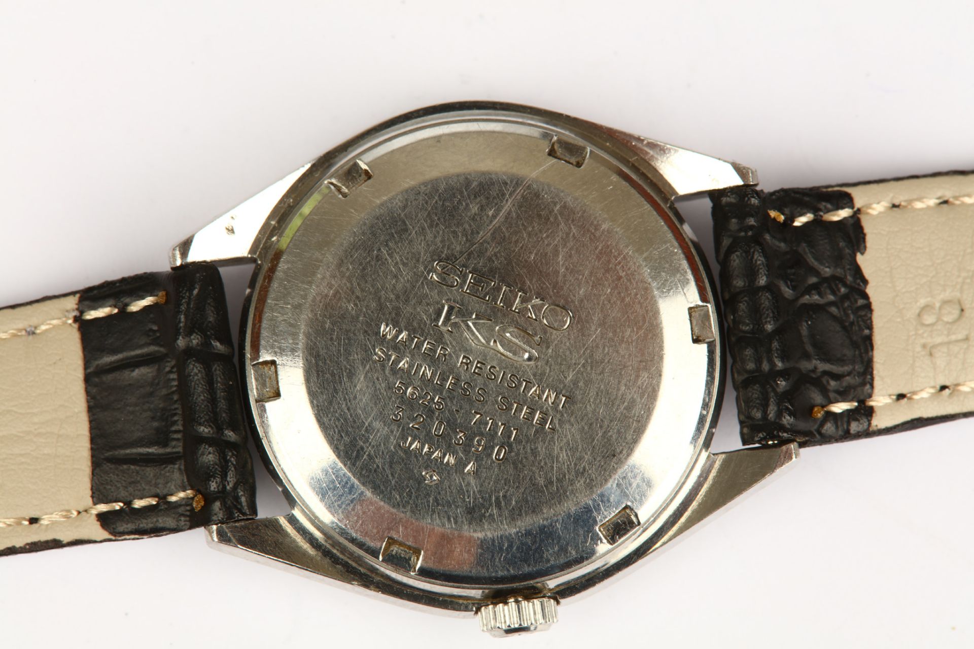 Seiko. A stainless steel automatic calendar wristwatch. Model: King Seiko. Case reference: 5625- - Bild 4 aus 5