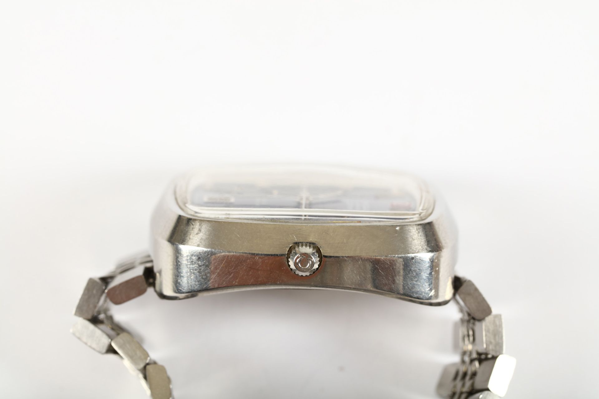 Omega. A stainless steel electronic chronometer calendar bracelet watch. Model: De Ville. Reference: - Bild 5 aus 5