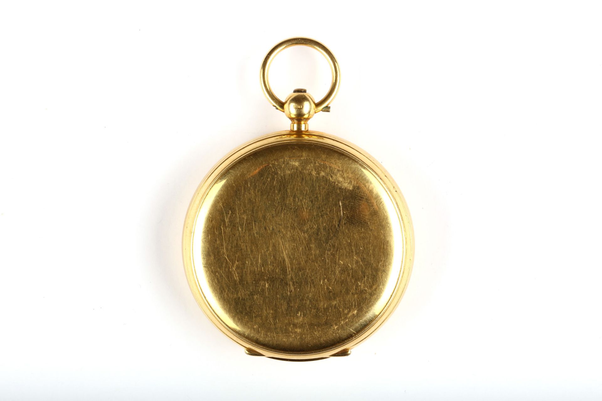 D.Glasgow. An 18K gold full hunter pocket watch. Date: 1869. Movement: Signed, three quarter - Image 2 of 4