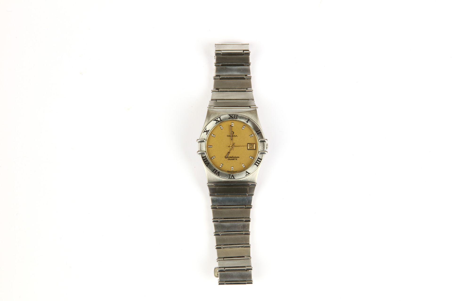Omega. A stainless steel quartz calendar bracelet watch. Model: Constellation. Reference: 3961070. - Bild 2 aus 5