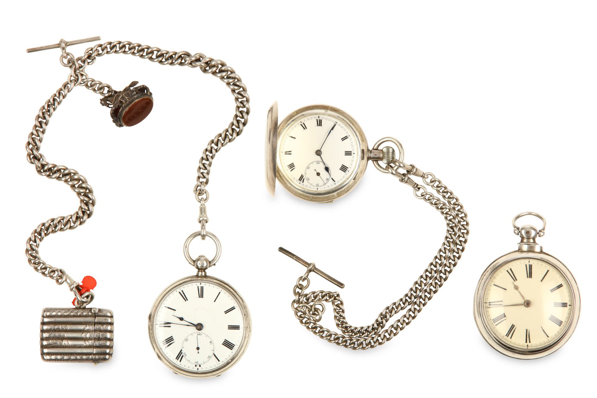 O.Owens - Amlwch. A Birmingham hallmarked silver pair cased pocket watch. Date: 1838. Movement: