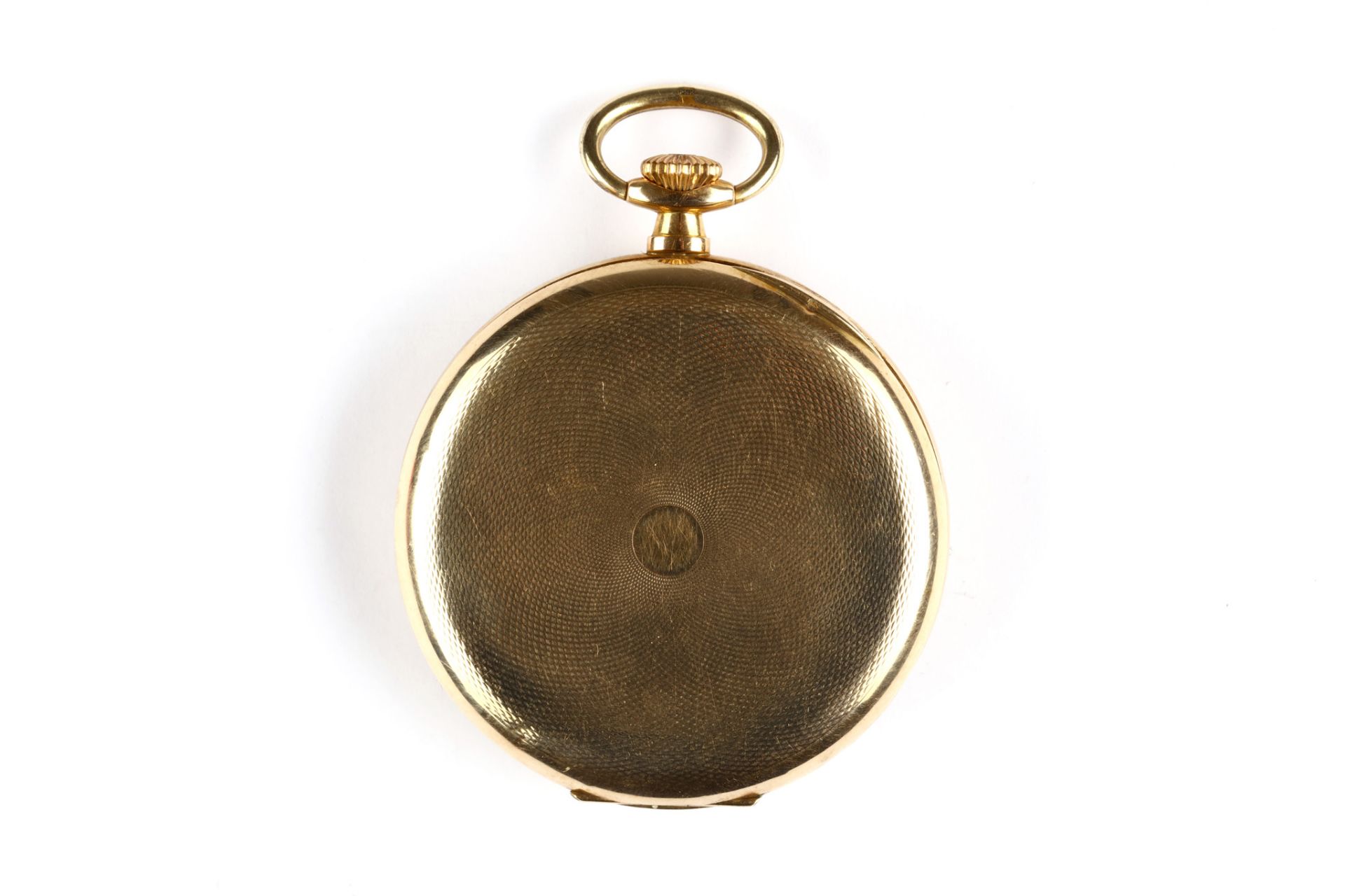 Luzerne Watch Co. A 14K gold open face pocket watch. Date: 1930's. Movement: Unsigned, lever - Image 3 of 3