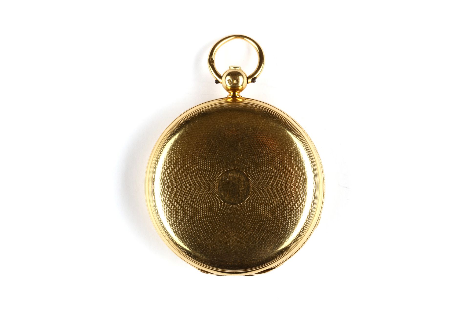 James McCabe. An 18K gold full hunter pocket watch. Case reference: '15263' and stamped 'IMC' (for - Image 2 of 3