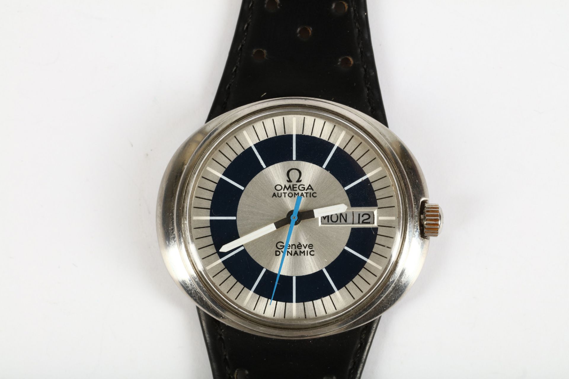 Omega. A stainless steel automatic calendar wristwatch. Model: Deville Dynamic. Date: Circa 1970. - Bild 3 aus 5