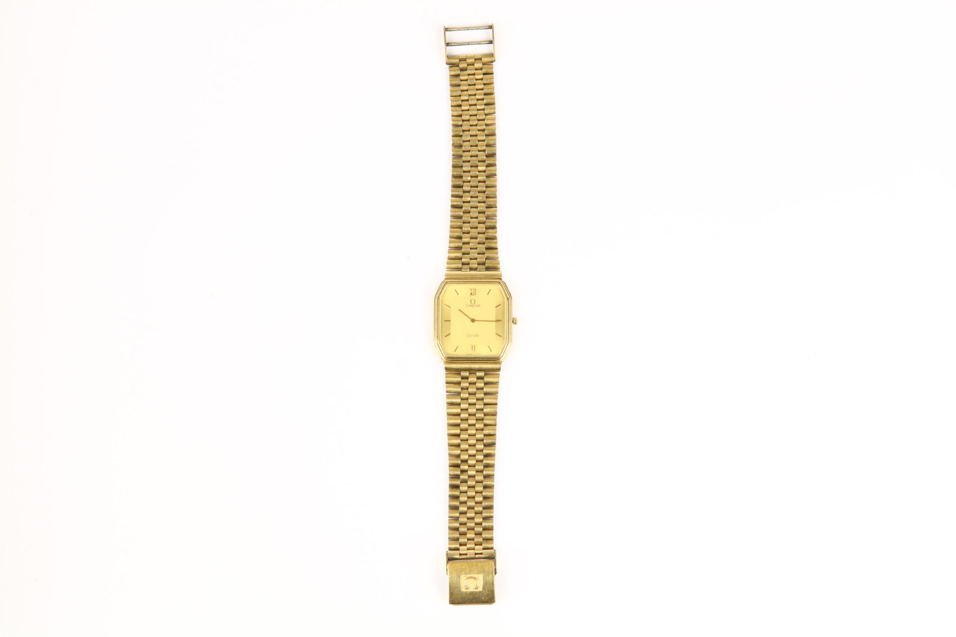 Omega. A 10K gold plated quartz bracelet watch. Model: De Ville. Reference: 191.0190. Movement: - Image 2 of 5