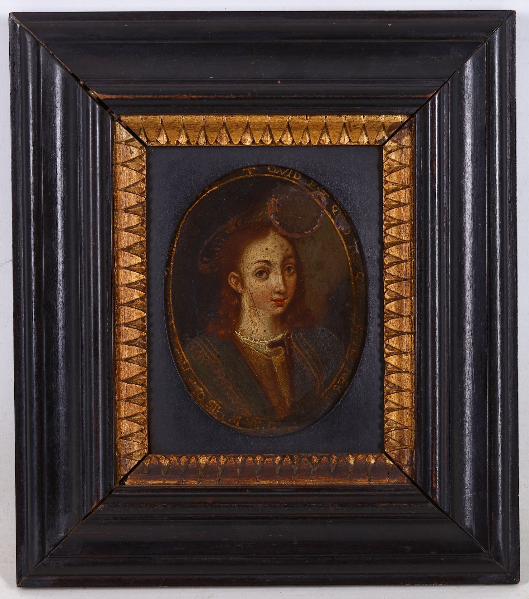 ITALIAN SCHOOL, 17TH CENTURY St John the Baptist; and The Virgin oil on copper 4 3/8 x 3 1/4 in. (11 - Image 2 of 14
