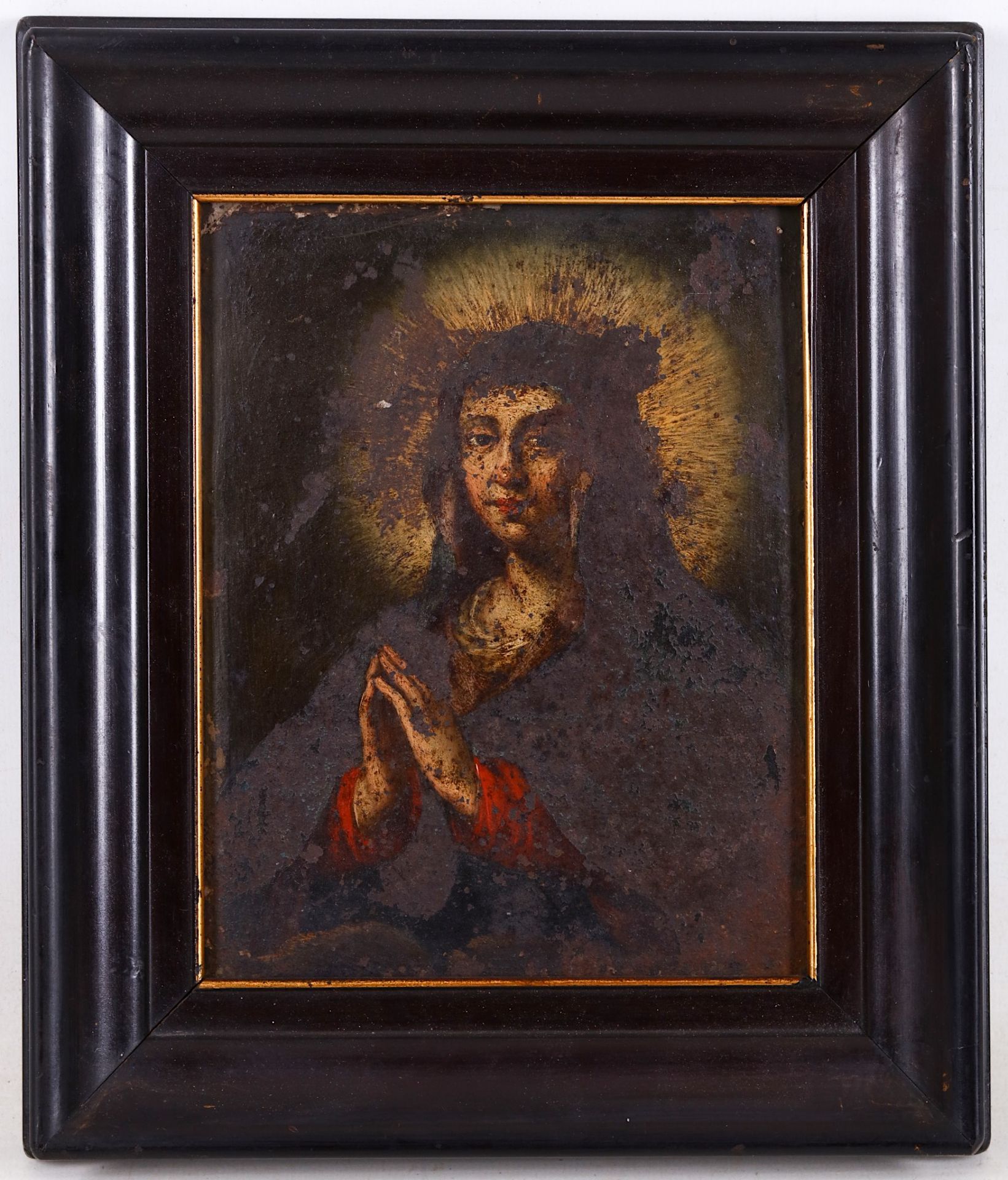 ITALIAN SCHOOL, 17TH CENTURY St John the Baptist; and The Virgin oil on copper 4 3/8 x 3 1/4 in. (11 - Image 12 of 14