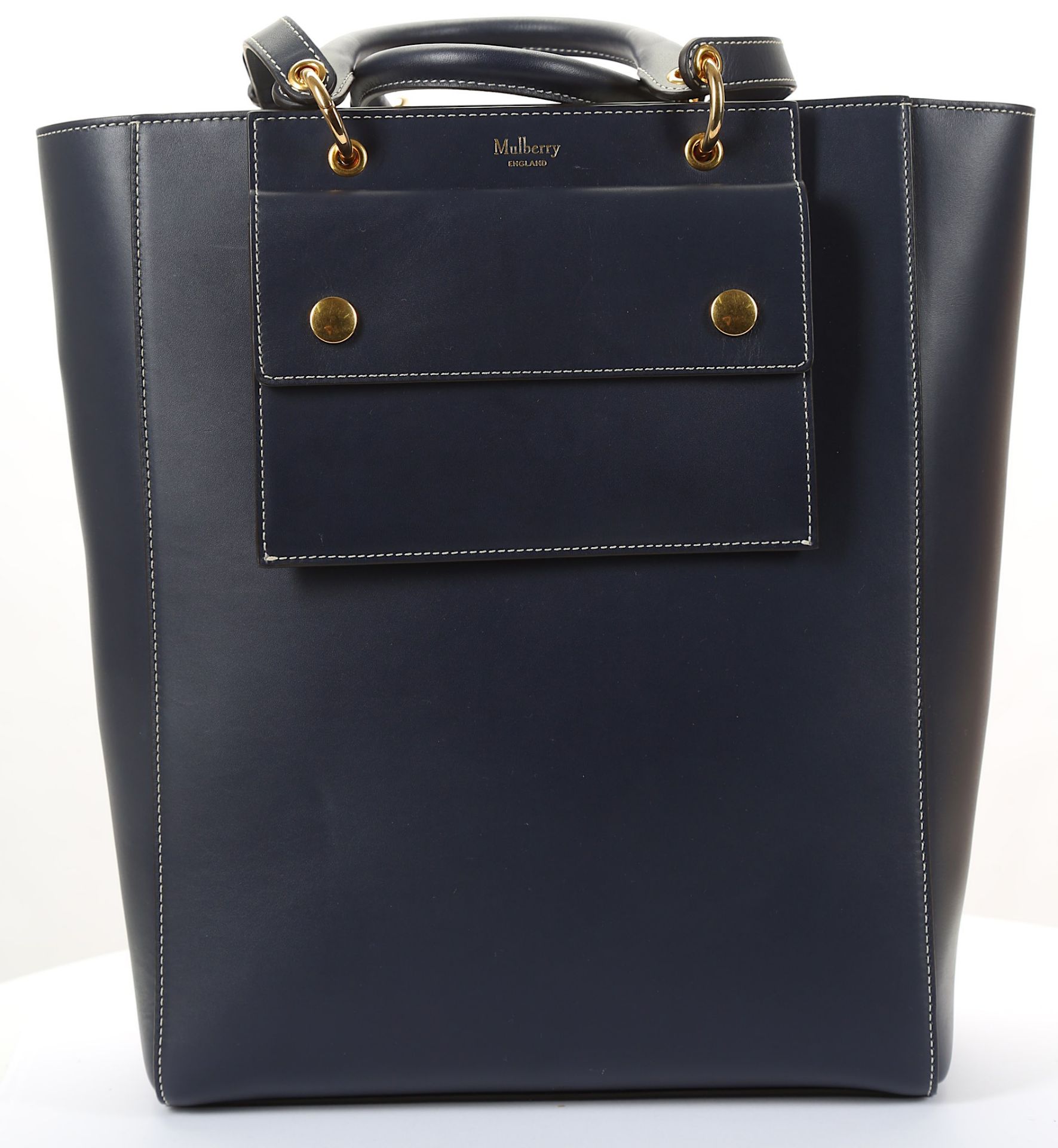 Mulberry Midnight Maple Tote, c. 2016, navy blue c - Bild 2 aus 7