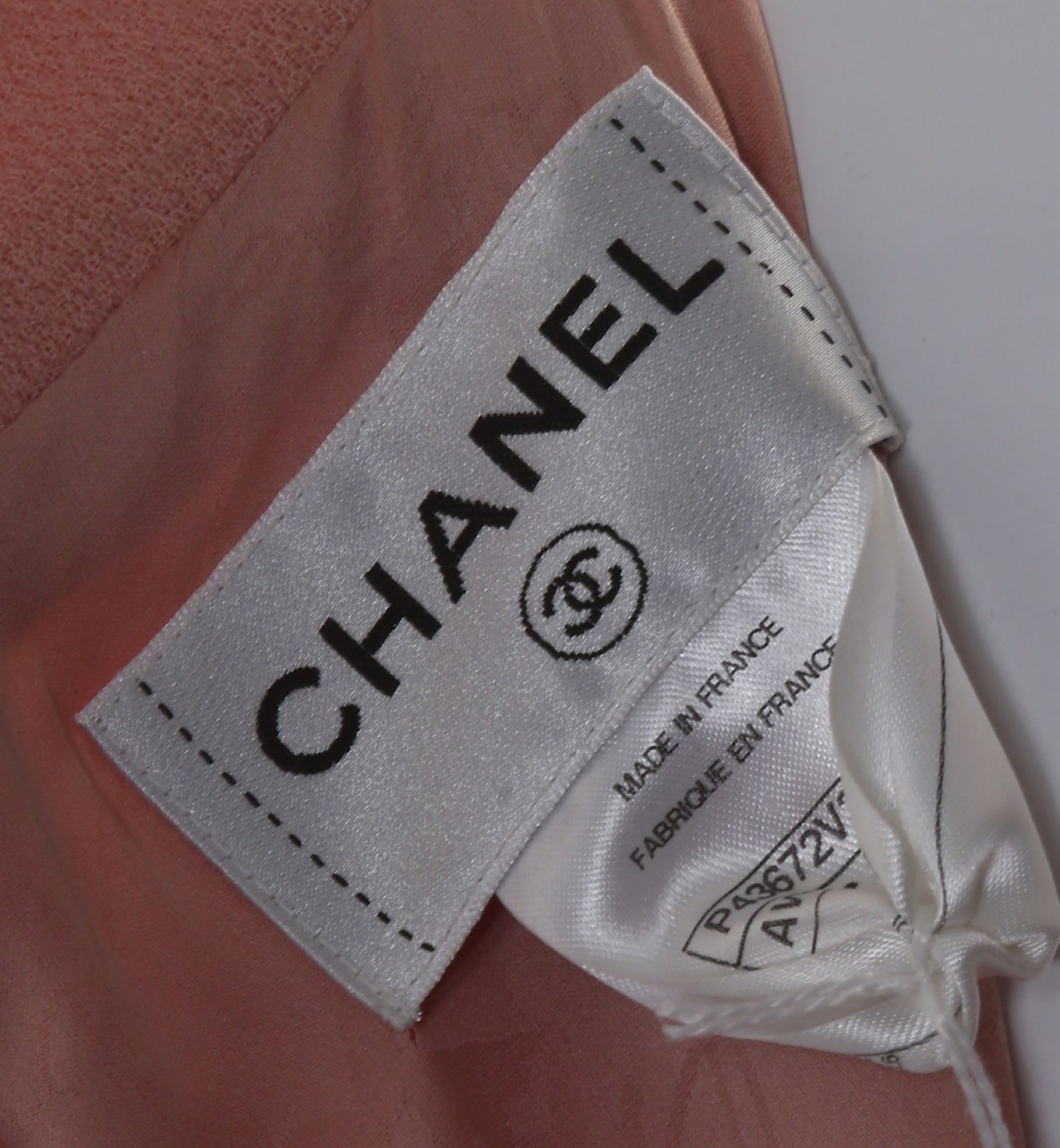 Chanel Salmon Wool Dress, Printemps 2012, with ham - Image 4 of 9