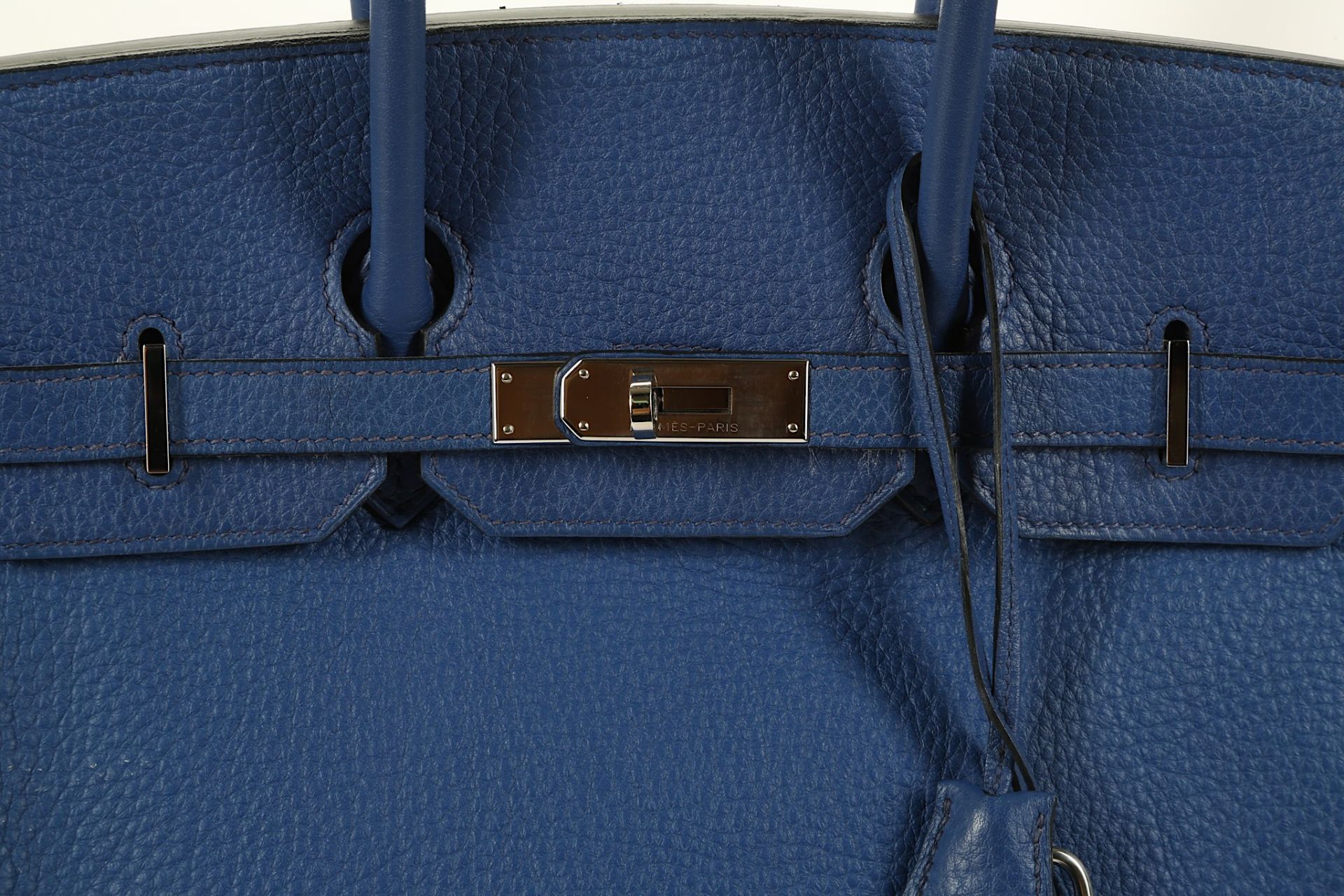 Hermes Brighton Blue Clemence Birkin 35, c. 2008, - Image 2 of 12