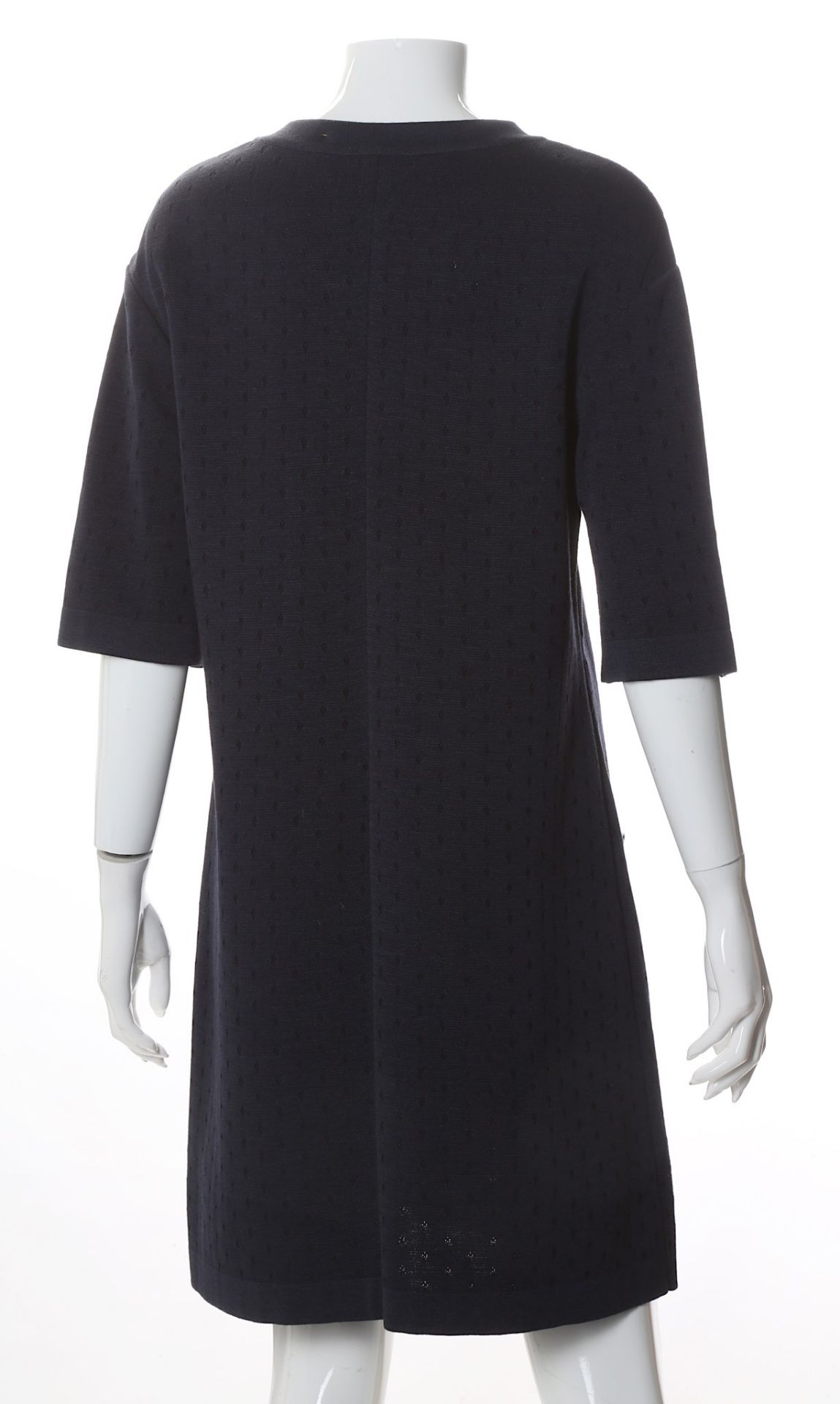 Chanel Midnight Blue Cotton and Silk Mix Dress, sh - Image 4 of 4