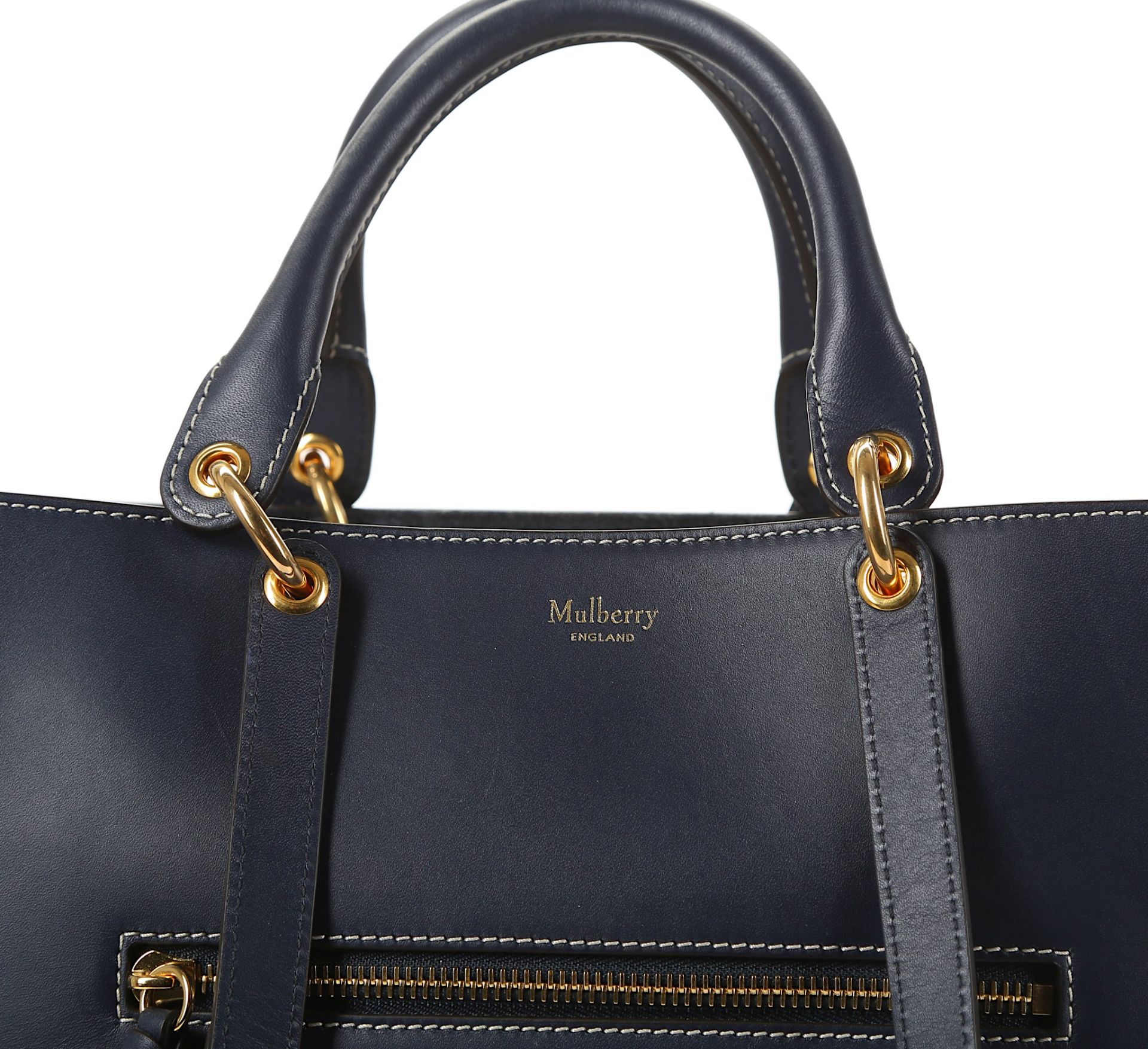 Mulberry Midnight Maple Tote, c. 2016, navy blue c - Bild 4 aus 7