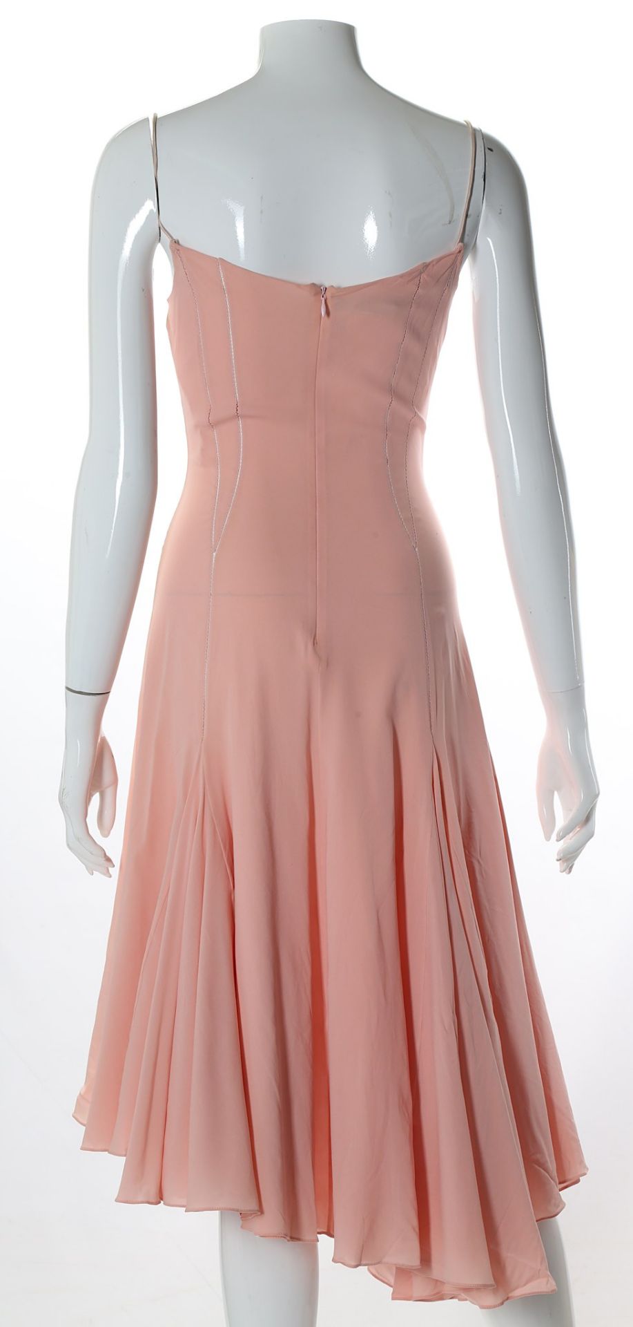 Dolce & Gabbana Pink Dress, lace up front with spa - Image 3 of 4