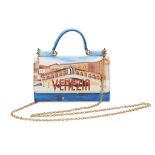 Dolce and Gabbana Venezia Phone Bag, c. 2016, blue