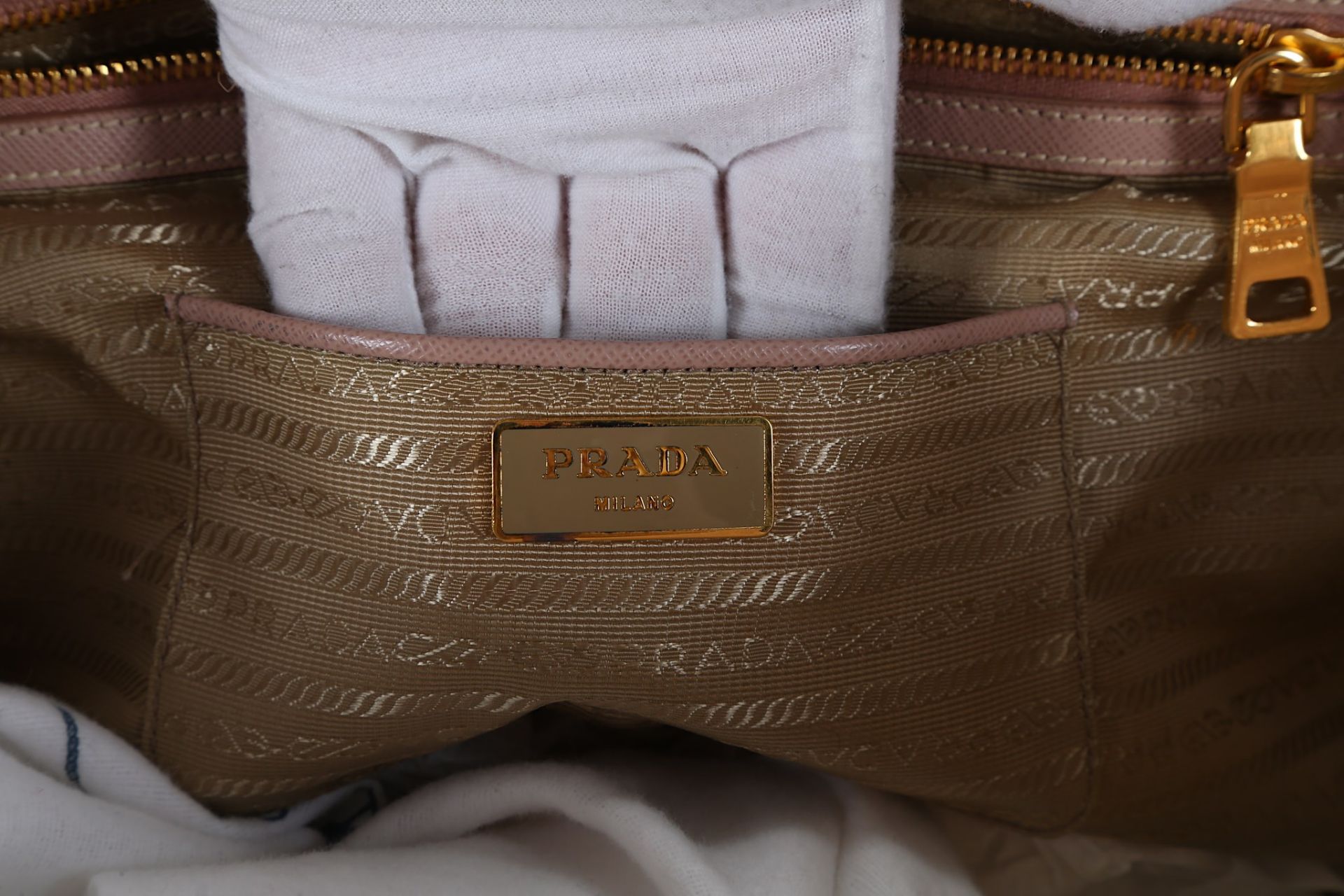 Prada Cammeo Saffiano Lux Shopping Tote, dusky pin - Bild 6 aus 6