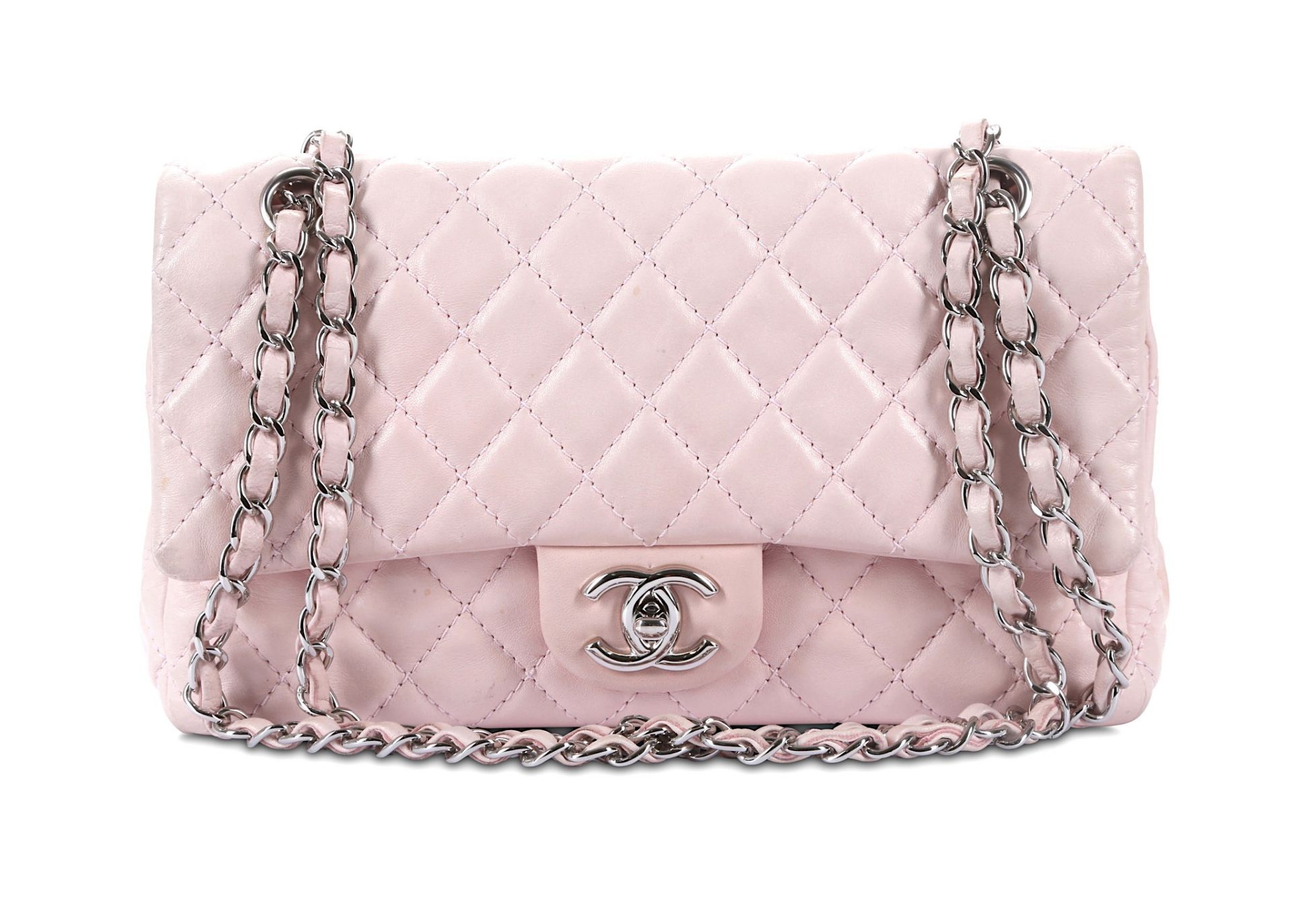 Chanel Light Pink Classic 2.55 Medium Bag, c. 2008