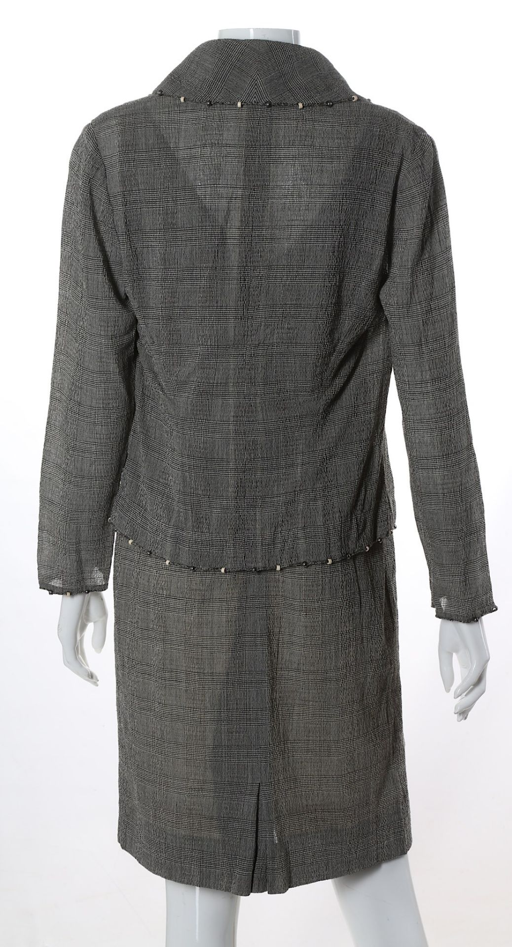 Christian Dior Boutique Glen Check Dress Suit, bea - Bild 4 aus 6