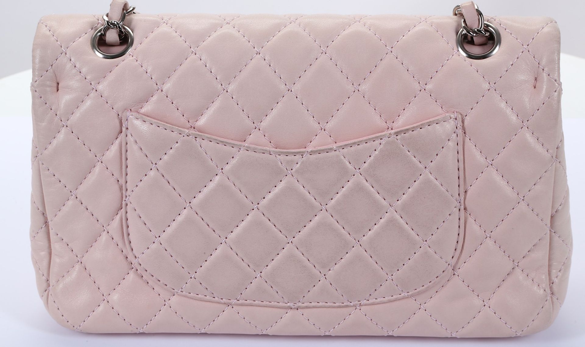 Chanel Light Pink Classic 2.55 Medium Bag, c. 2008 - Image 2 of 6
