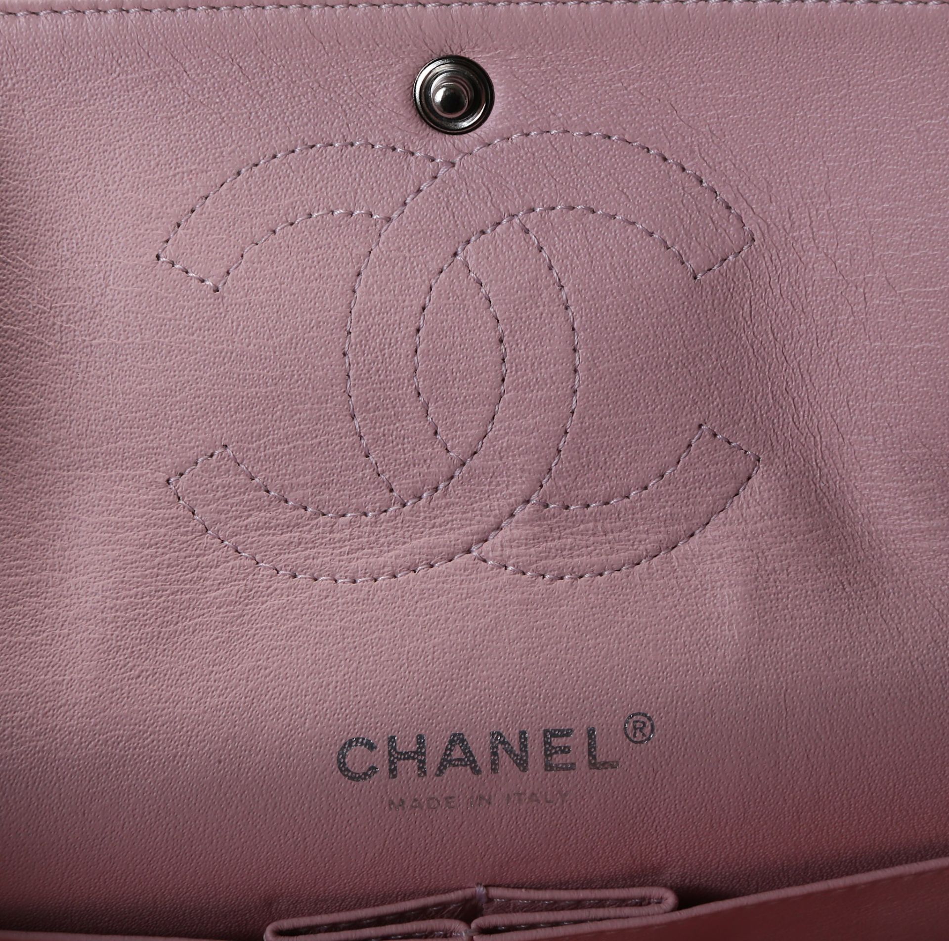 Chanel Light Pink Classic 2.55 Medium Bag, c. 2008 - Image 4 of 6