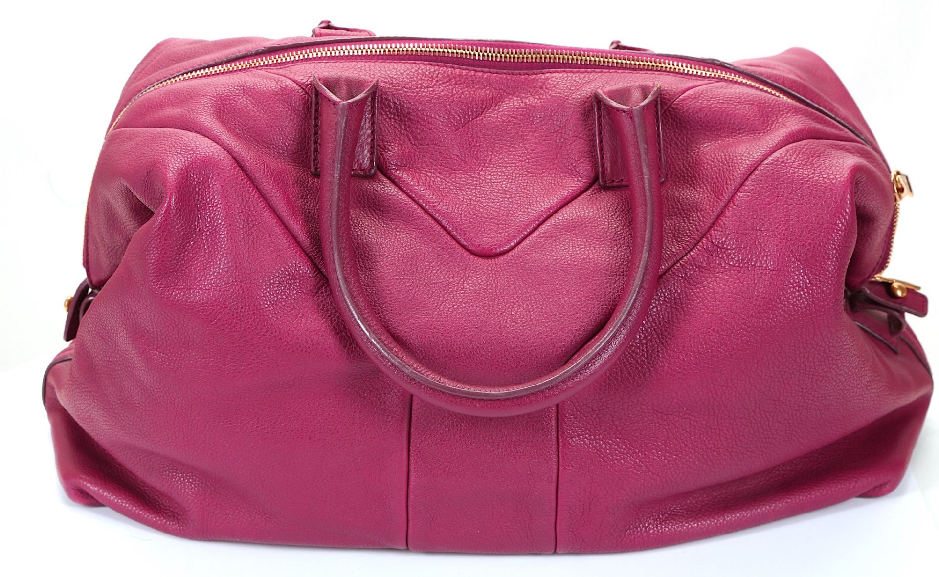 Yves Saint Laurent Fuchsia Easy Y Tote, c. 2010, g - Bild 4 aus 6