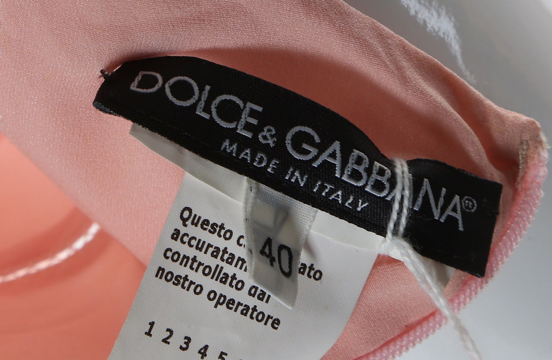 Dolce & Gabbana Pink Dress, lace up front with spa - Bild 4 aus 4