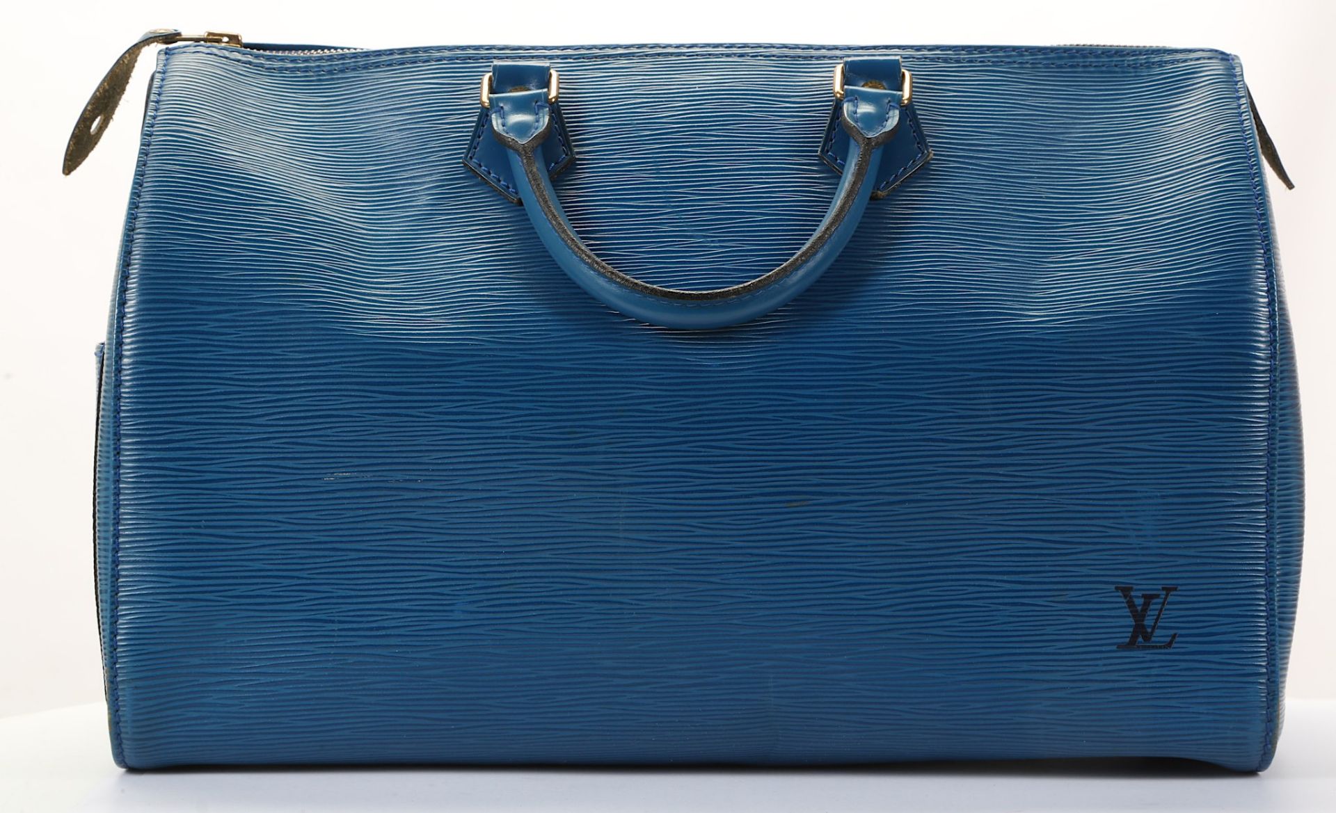 Louis Vuitton Blue Epi Speedy 40, c. 1992, 40cm wi - Image 3 of 5