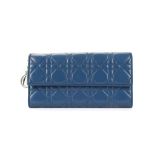 Christian Dior Blue Rendezvous Wallet on Chain, Ca